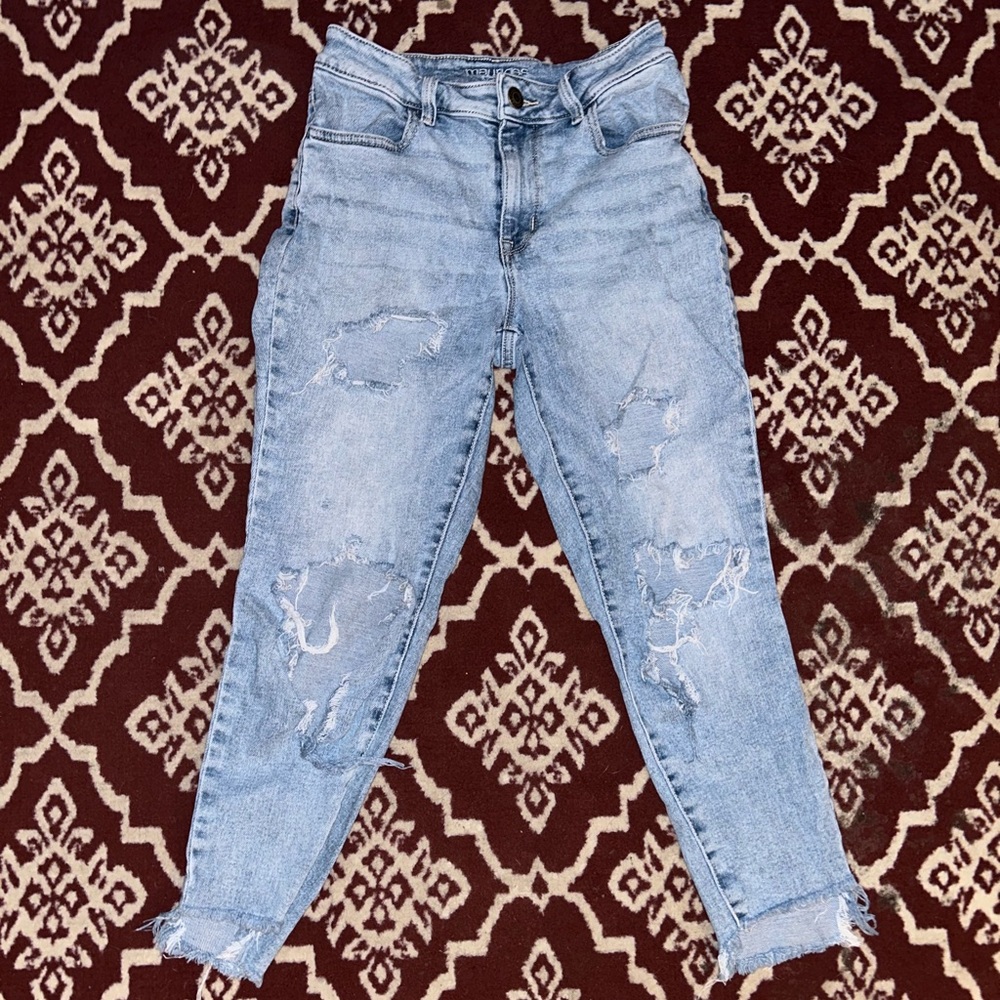 Maurice’s High Rise Boyfriend cropped leg jeans